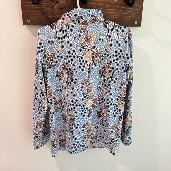 Duffield Lane Jax 1/4 Zip Performance Top Mixed Print Girls 8 - Picture 4 of 4